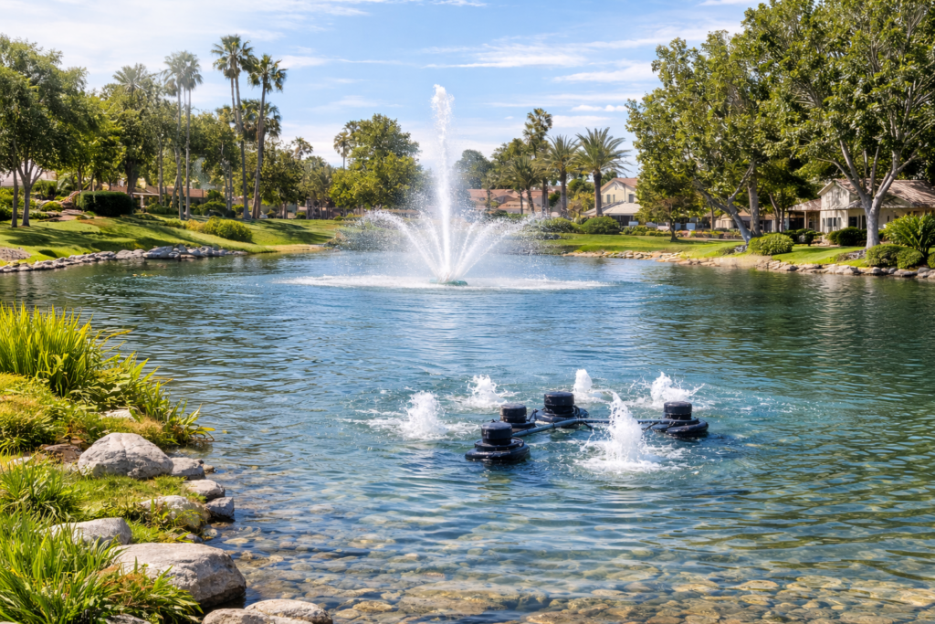 Seren Lakeside with Fountain and Aerators - Services